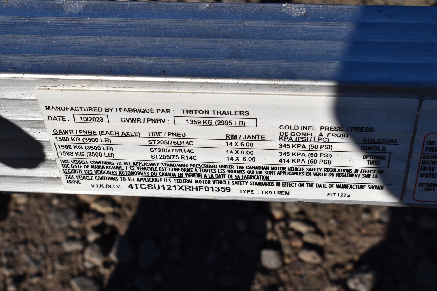 New 2024 Triton Aluminum Fit Utility Trailer Trailers for sale at Varner Equipment in Delta CO - Photo 6