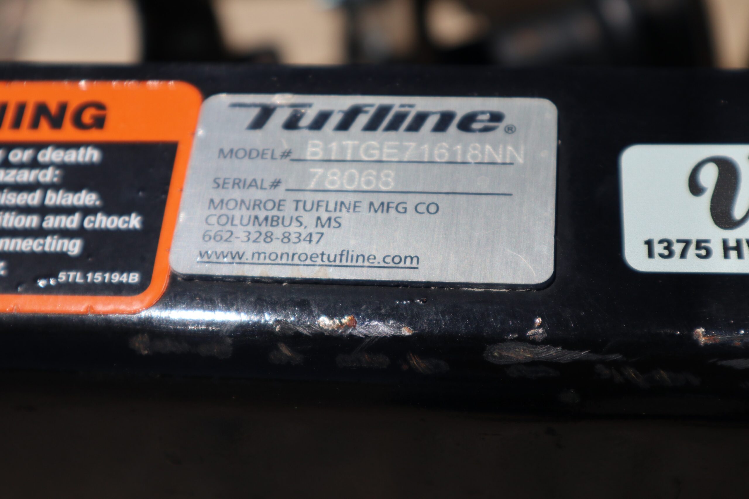 New 2022 Tufline TGE Series 5'6" 3PT Black Disc Tillage Equipment for sale at Varner Equipment in Delta CO - Photo 7