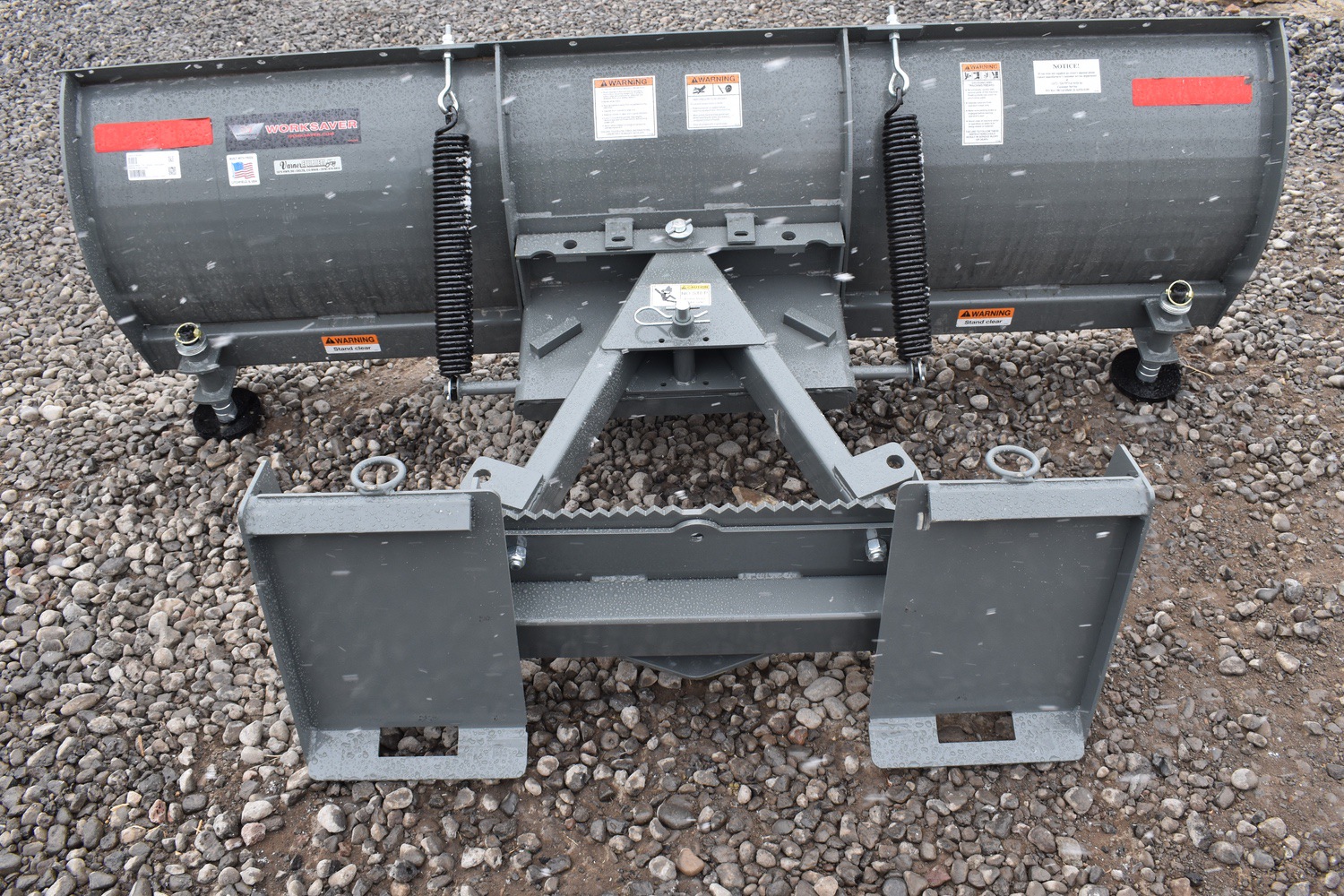 New 2023 Worksaver SBS-2790A Skid Steer Snow Blade – 7½ ft Implements for sale at Varner Equipment in Delta CO - Photo 6